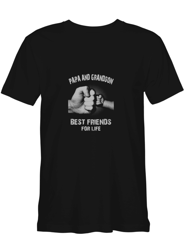 Papa Grandson Best Friends For Life T-Shirt for men and women