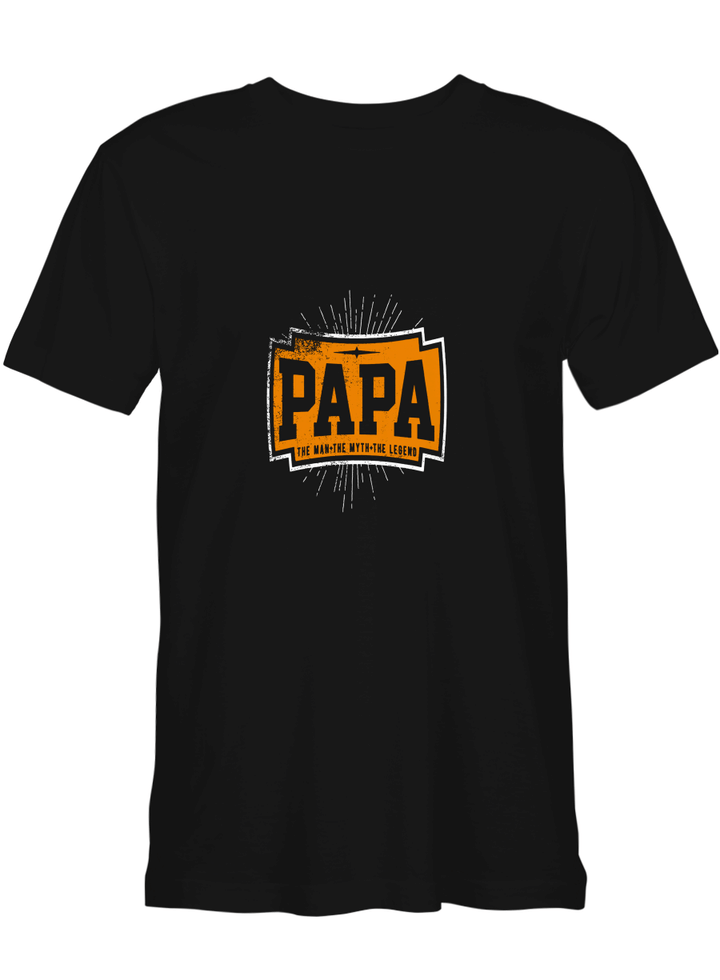 Papa The Man The Myth The Legend Father Day T shirts for biker