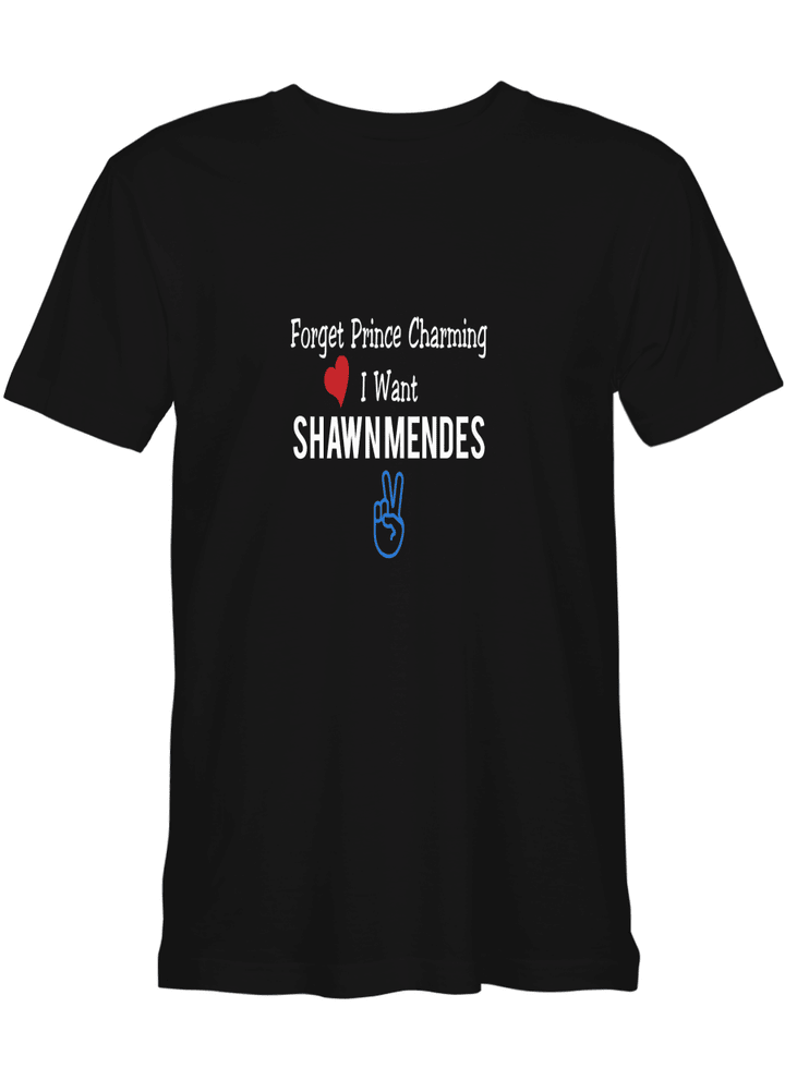 Shawn Mendes Forget Prince Charming T-Shirt for men and women
