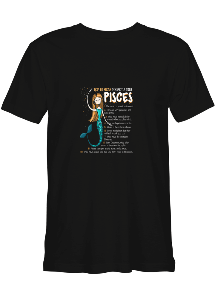Mermail Pisces The Most Compassionate Ones T-Shirt For Men And Women