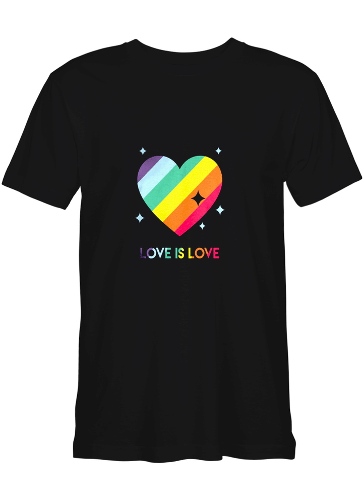 LOVE IS LOVE LGBT LGBT T shirts for biker