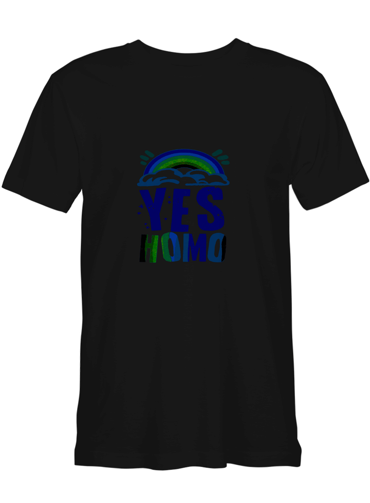 YES HOMO LGBT T shirts for biker