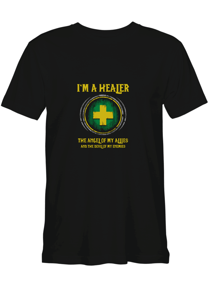 World Of Warcraft Healer The Angel Of My Allies T-Shirt for men and women
