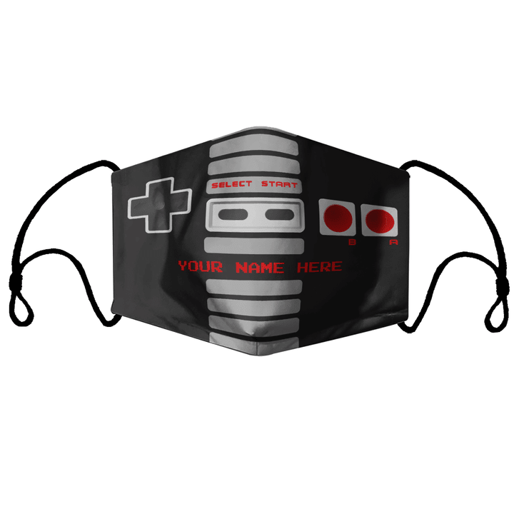Retro Game Fabric Mask with Filters