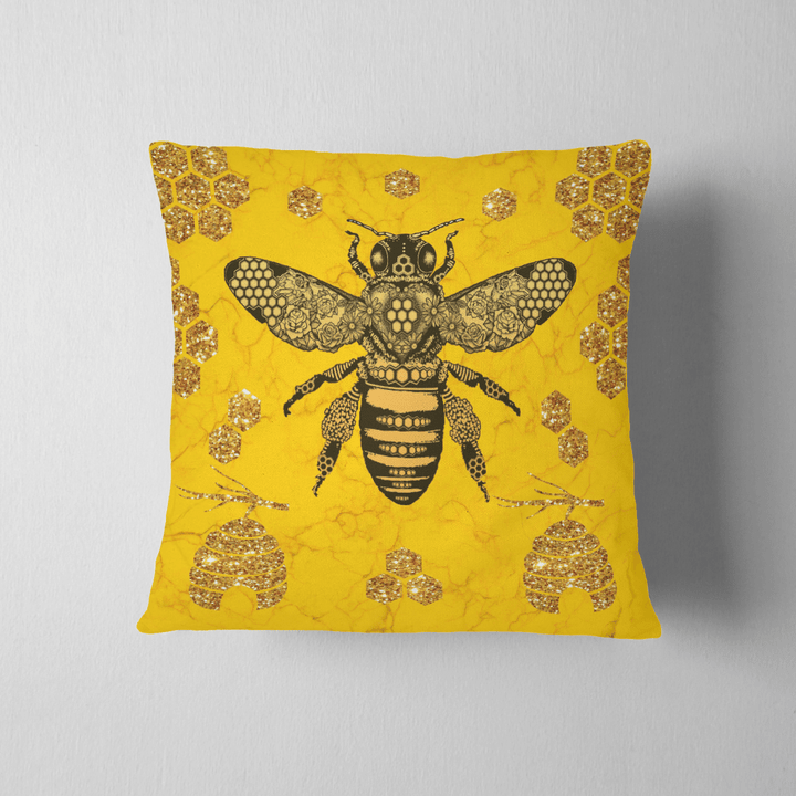 Bee Pillow Cover 2
