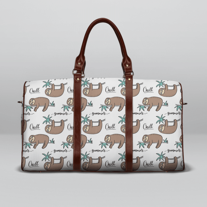 Sloth Travel Bag 5 - Sloth Bag, Gift For Sloth Lovers