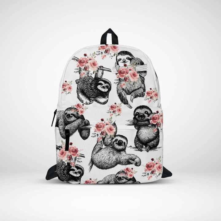 Sloth Flower Backpack - Sloth Bag
