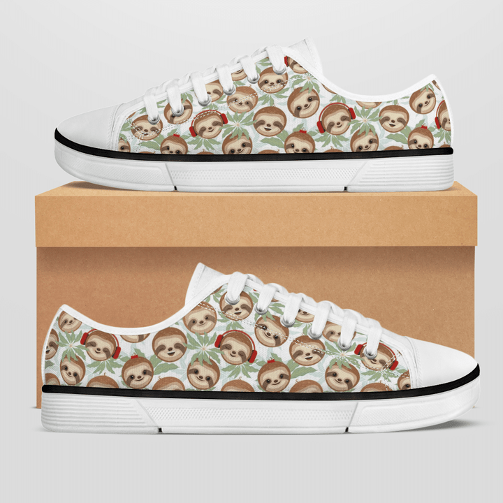 Sloth Low Top Shoes - Gift For Sloth Lovers (1)