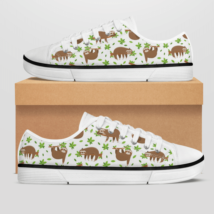 Sloth Low Top Shoes - Gift For Sloth Lovers (8)