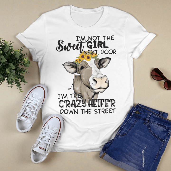 I'm The Crazy Heifer Down The Stress T-Shirt, Hoodie, Sweatshirt