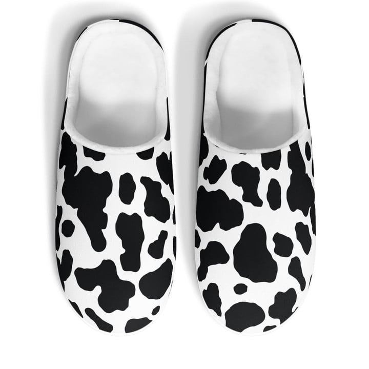 Cow Pattern Backless Slippers