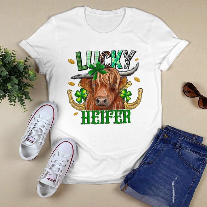 Lucky Heifer - Cow Happy Patrick's Day T Shirt, Sweatshirt, Hoodie