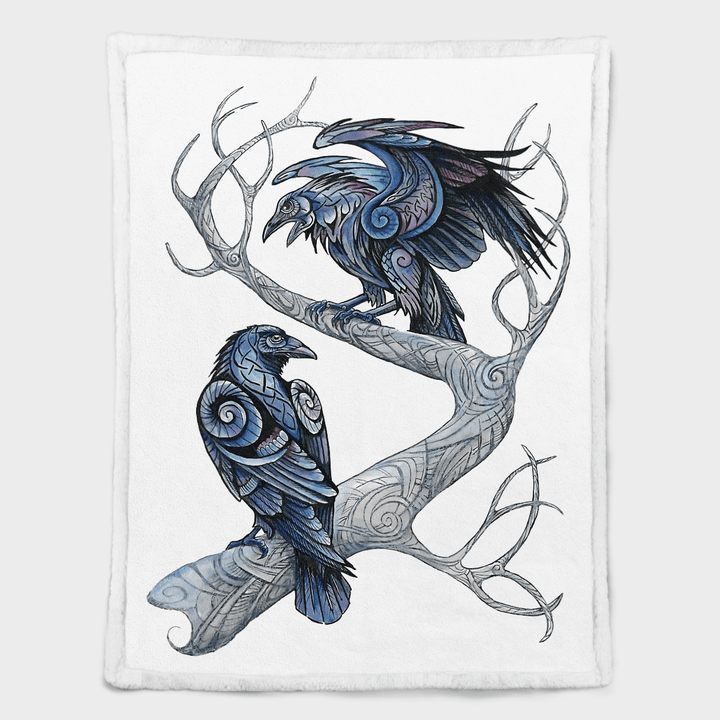 Bird Quilt - Sherpa Blanket