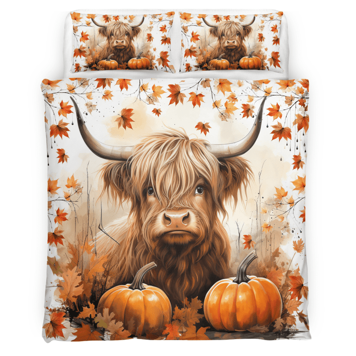 Cow Halloween Bedding Set - Cow Duvet Cover & Pillow Case