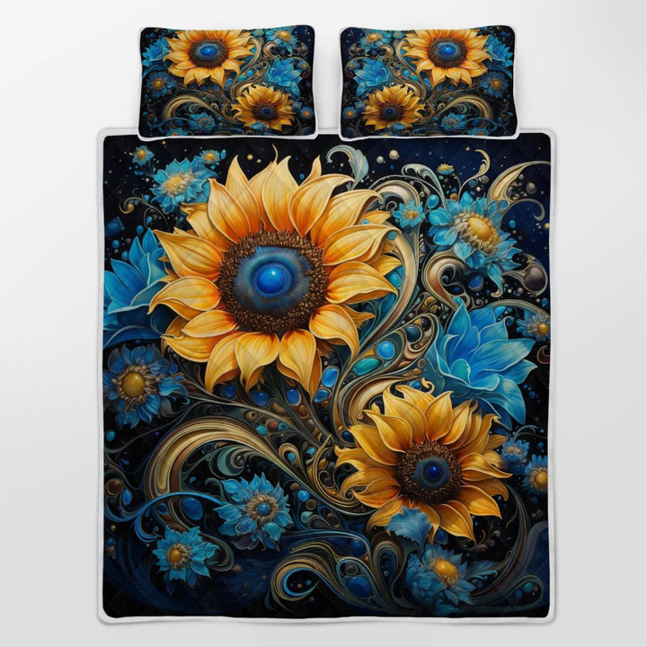 Sunflower Quilt Bedding Set 192