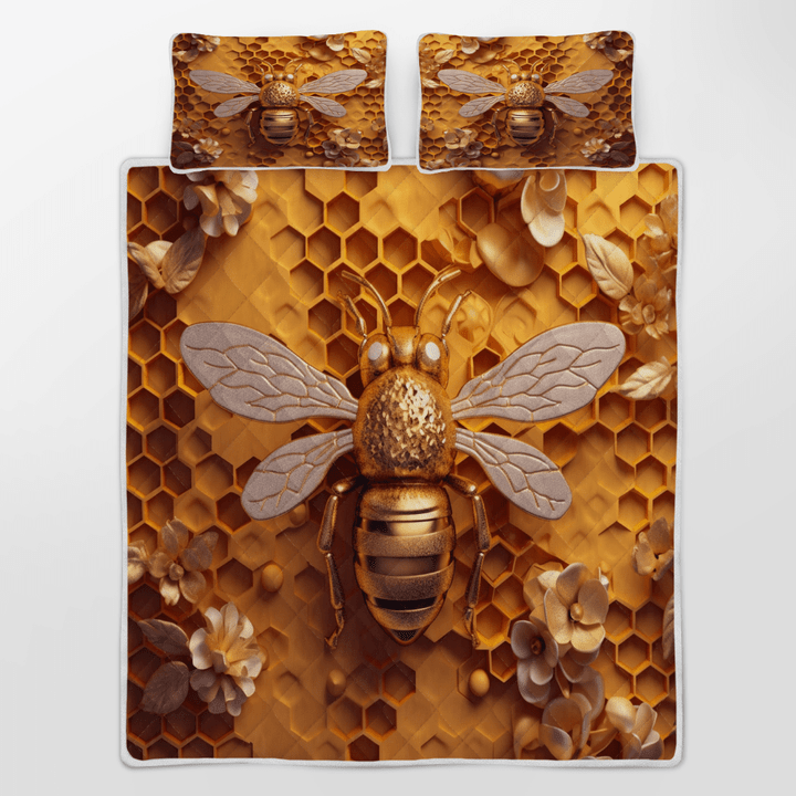 Bee Quilt Bedding Set 56
