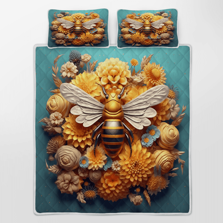 Bee Quilt Bedding Set 62