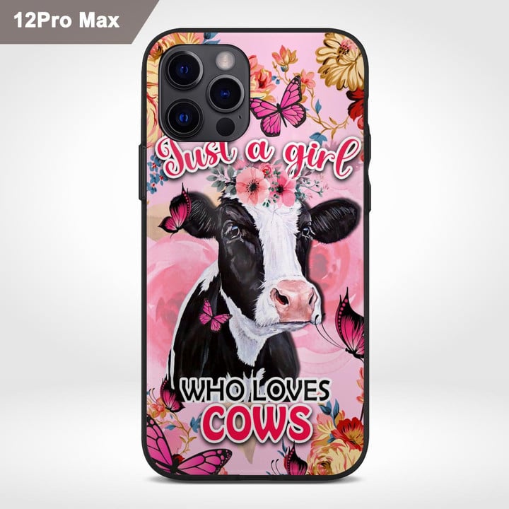 Cow Phonecase - Just A Girl Who Loves Cows