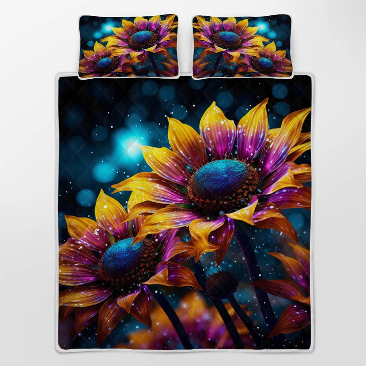 Sunflower Quilt Bedding Set 129