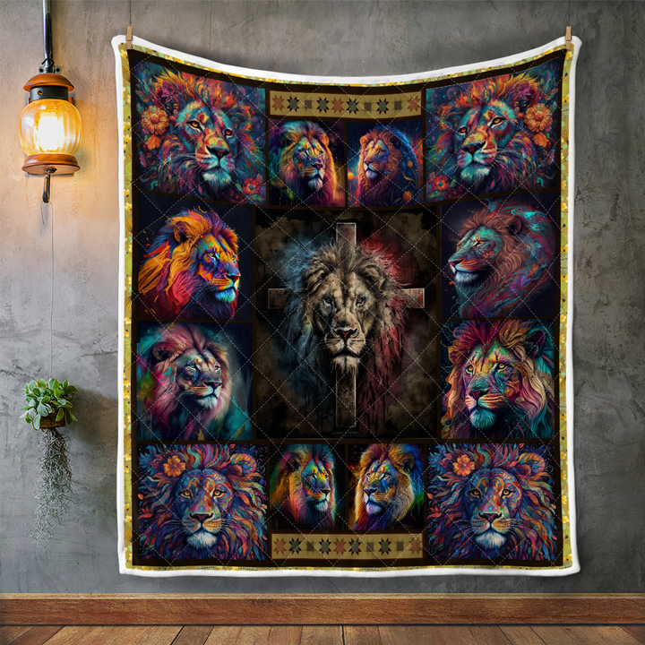 Lion Quilt - Quilt For Lion Lovers