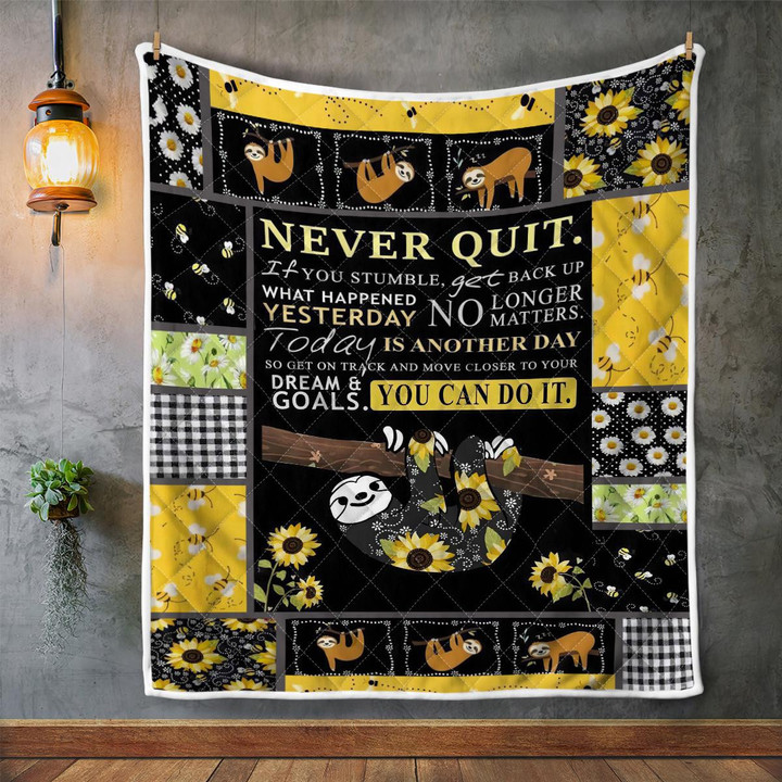 Sloth Quilt - Quilt For Sloth Lovers