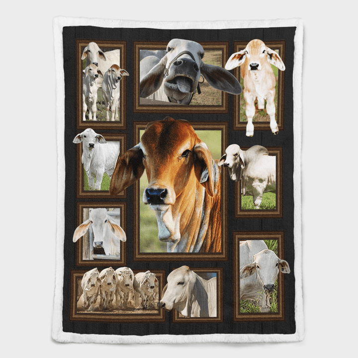 Many Cow Quilt Fleece Blanket Bundle Quilt - Sherpa Blanket
