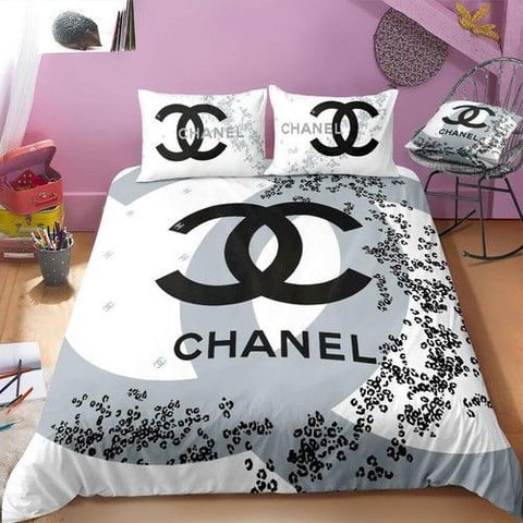 Chanel Bedding Sets Duvet Cover Bedroom Luxury Brand Bedding Customize -  FRANKSTROPHIES LTD