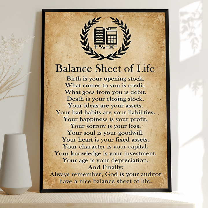 Balance Sheet Of Life Act