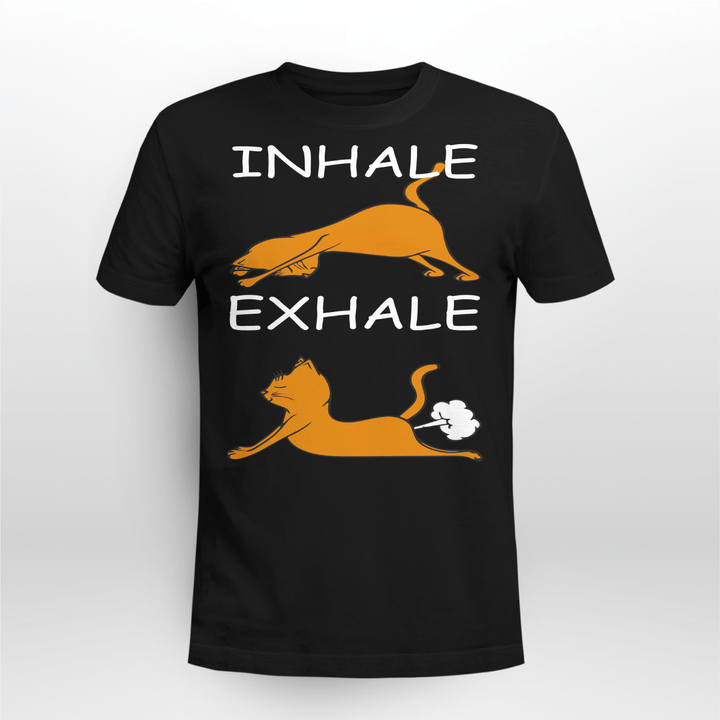 Cat Yoga Inhale Exhale Yog2226 Yog