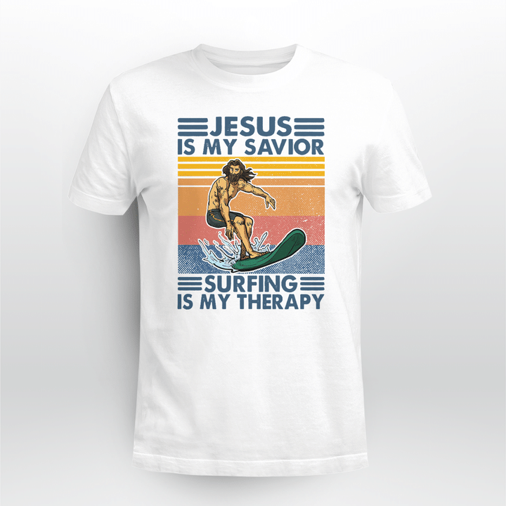 Jesus Therapy Vintage Suf