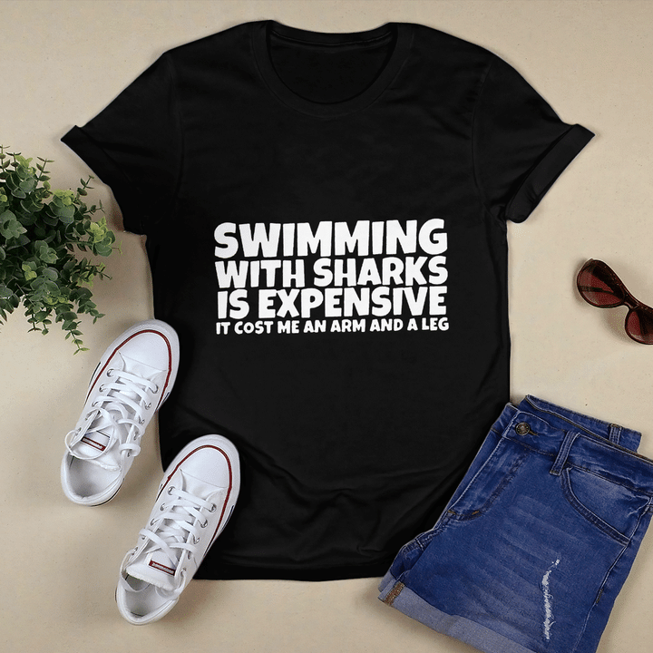 Swimming With Sharks Is Expensive Scuba Divers Ocean Swimmer Swm2234