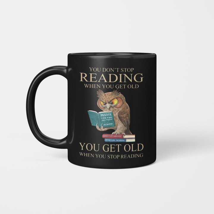 You Don't Stop Reading Owl Book Bok2235
