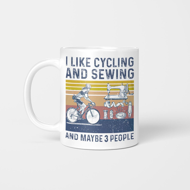 I Like Cycling And Sewing Cyl2238