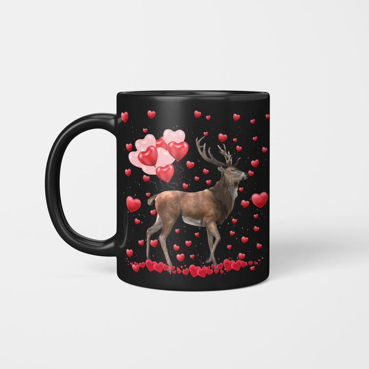 Deer Valentine Heart Hut2307
