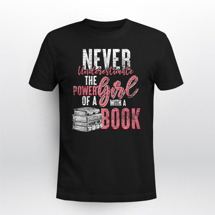 Never Underestimate The Power Of A Girl With A Book Bok2312