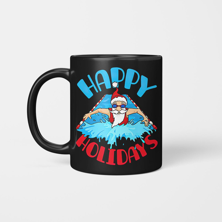 Swimming Santa Claus Happy Holiday Swm2246