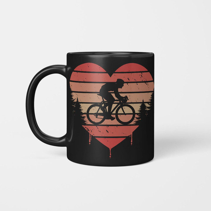 Cute Vintage Heart Cycling Cyl2304