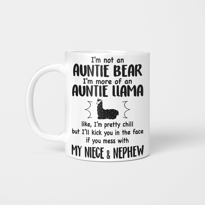 Auntie bear llama loves niece and nephew