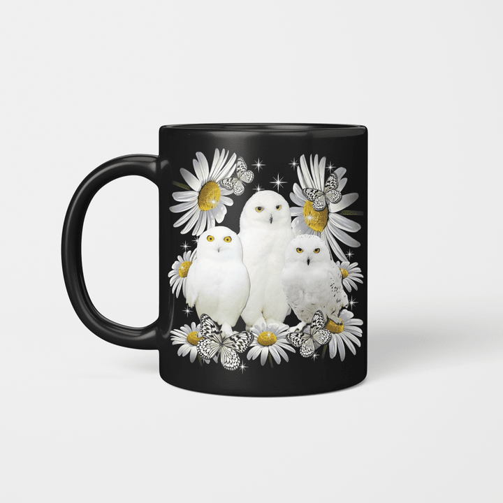 Owls And Flowers