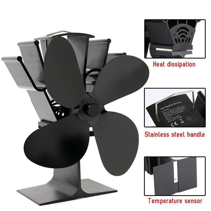 Heat Powered Fireplace Fan - Heat Your Home More Efficiently!
