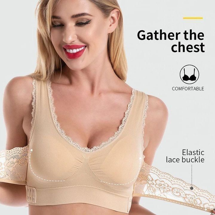 DAISY LIFT - Seamless Lift Bra with Front Cross Side Buckle
