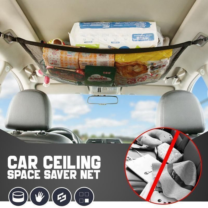 Car Ceiling Space Saver Net