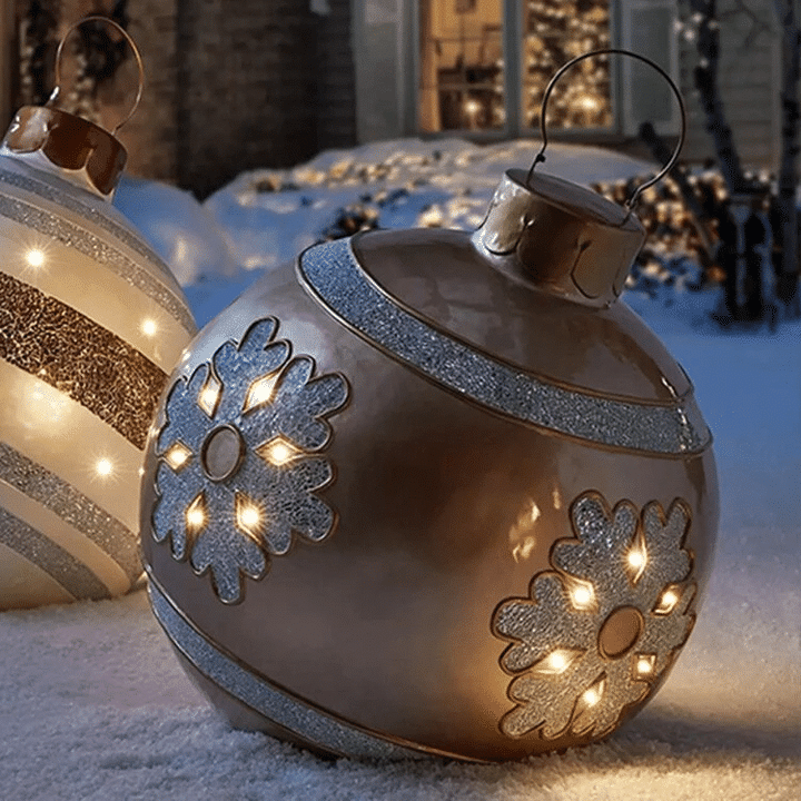 Outdoor Christmas inflatable Decorated Ball-Golden