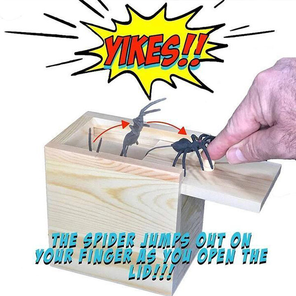 📢Best Sale🔥Super Funny Crazy Prank Gift Box Spider.