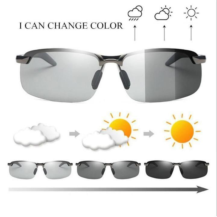 🎉2021 New Fashion Men's Photochromic Sunglasses With Polarized Lens