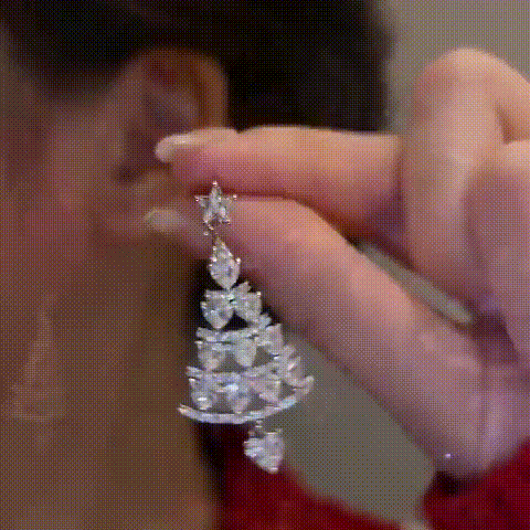 🎅EARLY CHRISTMAS SALE - 48% OFF) Christmas Tree Earrings