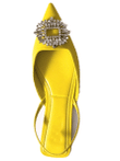 Bellas Flat Sandals Gemstones In Yellow