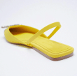 Bellas Flat Sandals Gemstones In Yellow