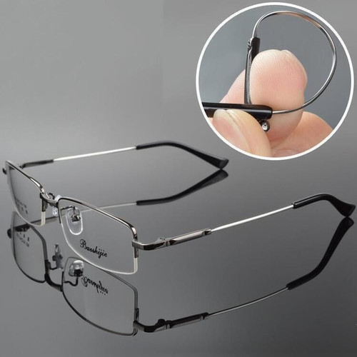 Third Generation Titanium Progressive Far And Near Dual-use Reading Glasses