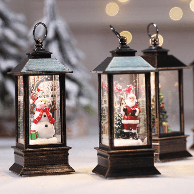 (🎄Early Christmas Sale NOW) LED Lighted Spinning Christmas Lantern🔥Buy More Save More🔥